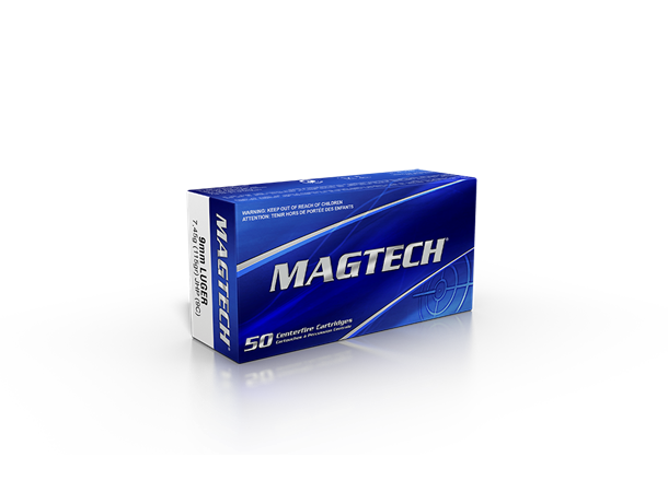 Magtech 9mm LUGER 115GR JHP - 9C