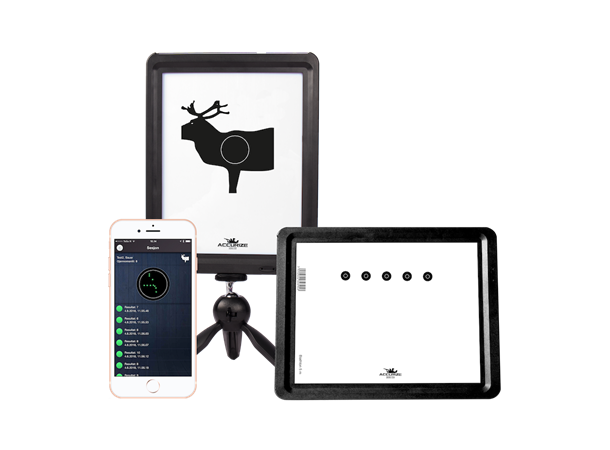 Accurize Shooting System Velg 2 skiver og laserpatron