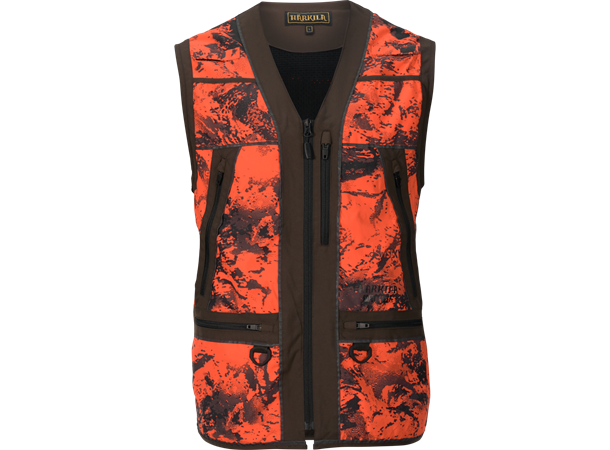 Härkila Wildboar Pro Safety-vest Orange Blaze/Shadow brown