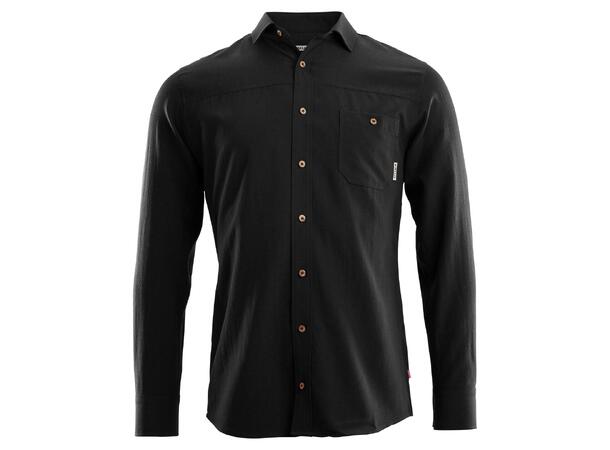 Aclima LeisureWool Woven Wool Shirt Mann Jet Black L