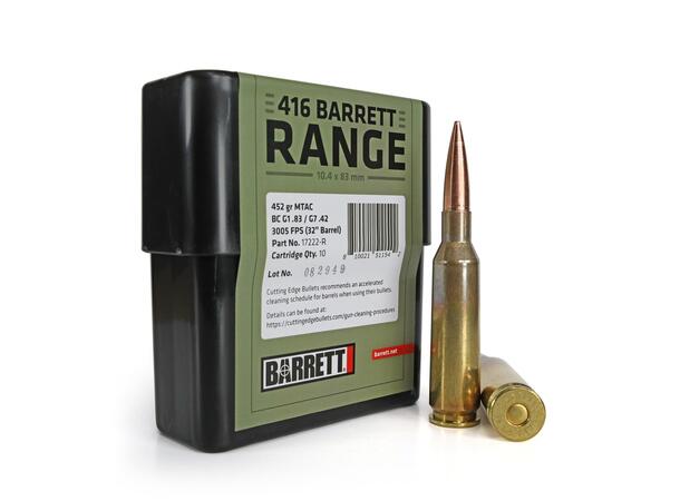 Barrett Ammunisjon 416 Barrett 452grs MTAC (10pk)