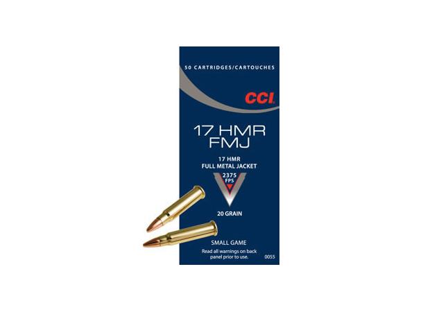 CCI 17 HMR 1,3g / 20gr FMJ