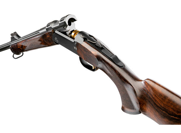 Merkel K5 Kiplauf Extreme Black 7x57R Pistol grip, Grade4, 51cm, M15x1, Flutet