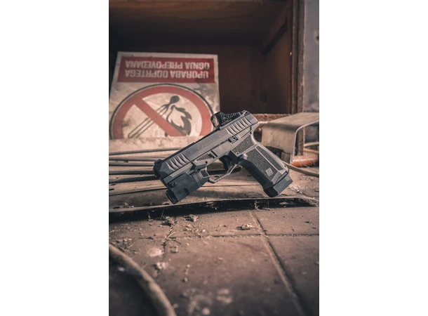 Arex Delta 2 OR kal. 9x19mm 10cm løp, M-compact slide and frame