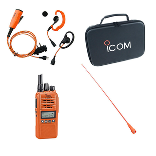 Icom ProHunt Basic2/Compact m/veske Jaktradiopakke m/headset, lang antenne