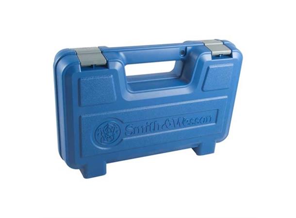 Smith & Wesson Koffert håndvåpen blå passer våpen med opptil 6" pipe