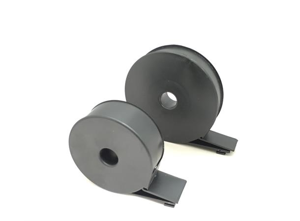 Plastdispenser for klistrelapper 17mm og 12mm