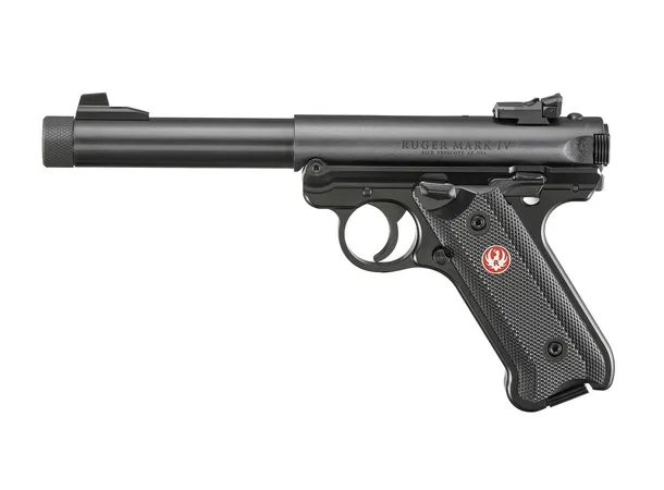 Ruger MK IV Target  Blånert gjenget .22lr 14cm pipe, 1/2"x28
