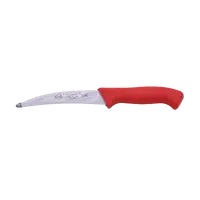 Sanelli Skinn-/Bukkkniv 15 cm. rødt håndtak