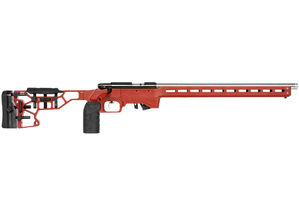 Anschütz mod. 1710-APR Crimson Red .22LR, 50,8cm Løp, 1/2-28