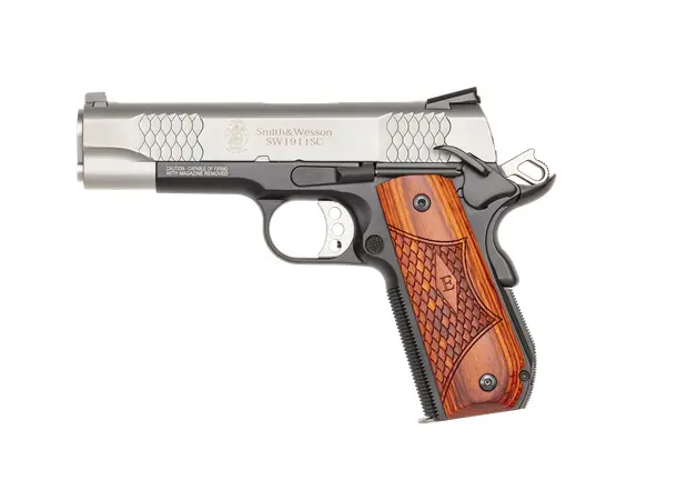 Smith & Wesson SW1911 E Series Scandium Two-tone .45 ACP 4,25"/10,8cm løp 7-sk