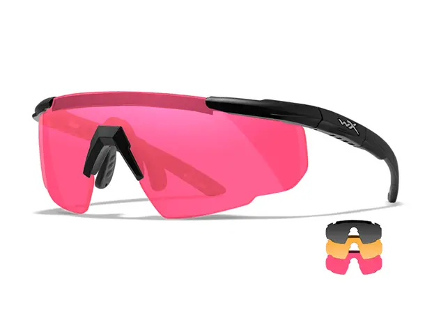 Wiley X SABER Advanced Grå/Lys Orange/ Magenta. Matt Sort Ramme