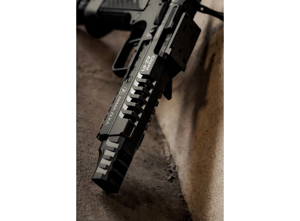 Arma Zeka AZ-P1 Giant. Trijicon mount 9x19 Major. Black