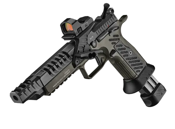 Arma Zeka AZ-P1 Giant. Trijicon mount 9x19 Major. Black