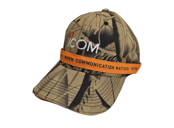 ICOM Caps Camo/Orange - When communication matters