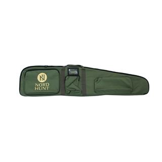 Nordhunt 600D  Riflefutteral, green 3 Lommer,127cm, m/bærereim