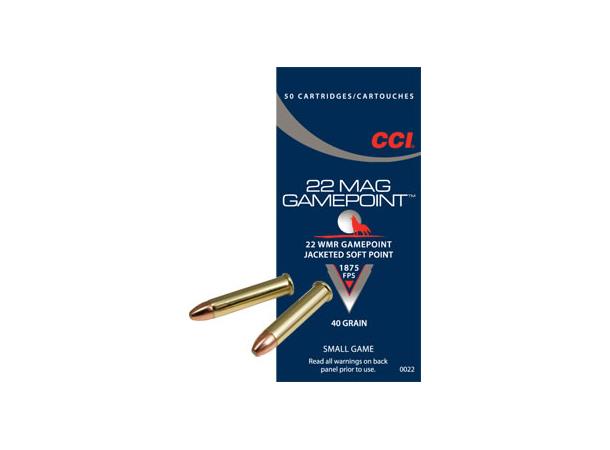 CCI 22 WMR Maxi-Mag 2,6g / 40gr Game point