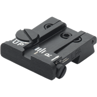 LPA TPU Black adjustable Rear Beretta 92, 96, 98, M9