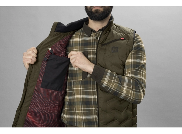 Härkila clim8 Insulated vest Willow green