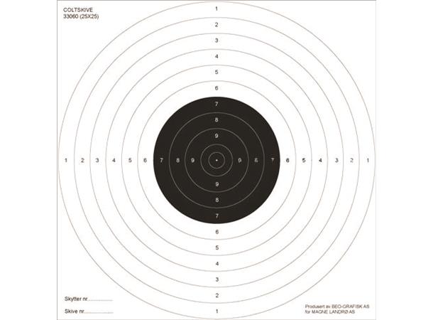 Skive Colt for pistol 25x25