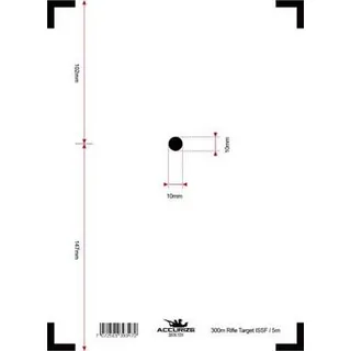 Accurize skive ISSF 300m 5m