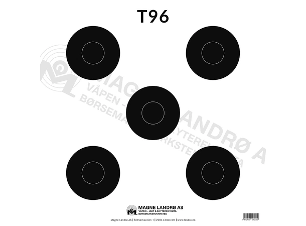 Skive T96 5-blinket m/resultatkort