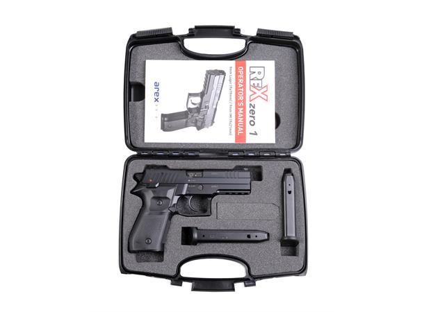 Arex Zero 1, Pistol, kal. 9x19mm Standard, Black, 11 cm løpslengde