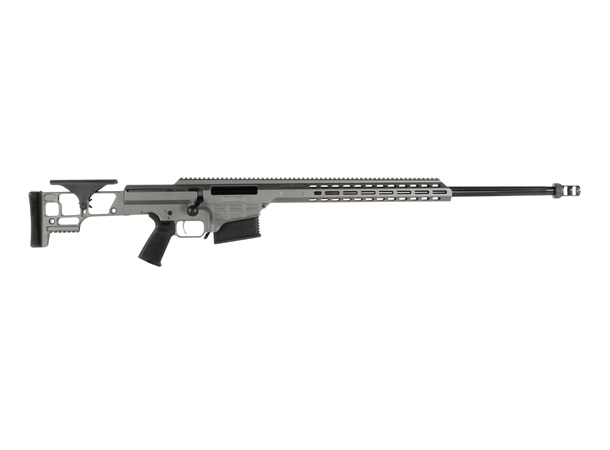 Barrett MRAD SMR rifle m/2 magasiner - Tungsten Grey