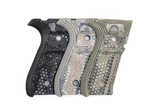 Hogue Arex G10 Extreme skjefteplater Dark Earth G10