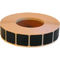 Klistrelapp Sort 12x14mm