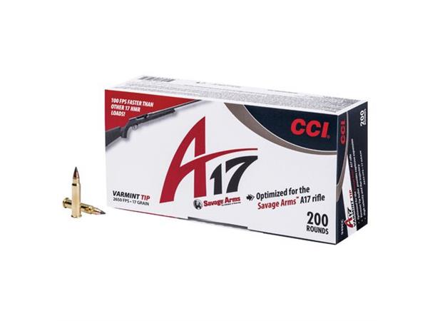 CCI 17 HMR A17 Varmint Tip 17grs