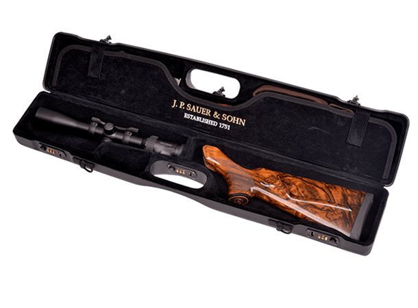 Sauer 404 Kompakt Koffert 1 rifle + 1 kikkert