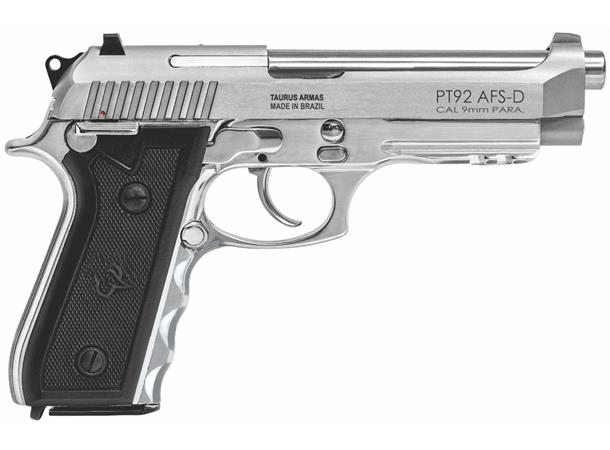 Taurus Pistol Mod.92 9mm Alu/stainless 17 skudd m.rail