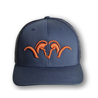 Blaser Cap "Flat Snapback" - Blue with Orange Argali Logo