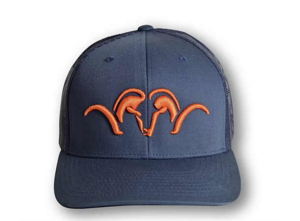 Blaser Cap "Flat Snapback" - Blue with Orange Argali Logo