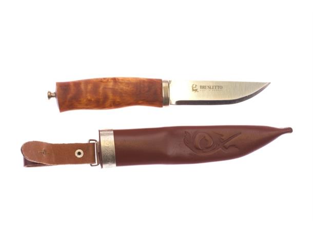 Brusletto Norgeskniven m/lærslire, bladlengde: 9,3cm