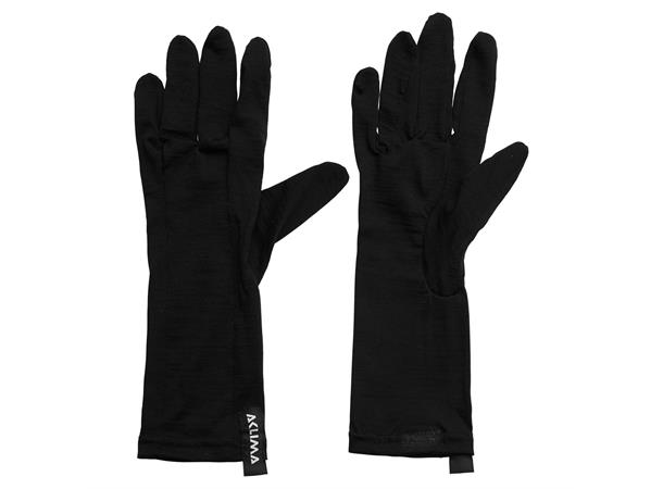 Aclima LightWool Liner gloves Jet Black