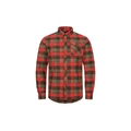 Blaser Men's Shirt Theodor red dark green checked S