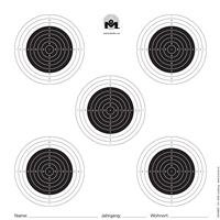 Skive Kromer10m Luftgevær 14x14 Approbert ISSF