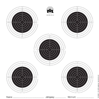 Skive Kromer10m Luftgevær 14x14 Approbert ISSF