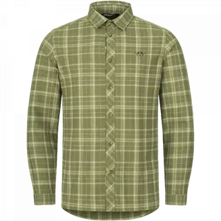 Blaser Men's TF Shirt 20 olive/beige checked