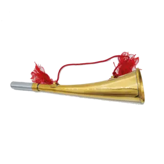 Jakthorn messing 22cm.