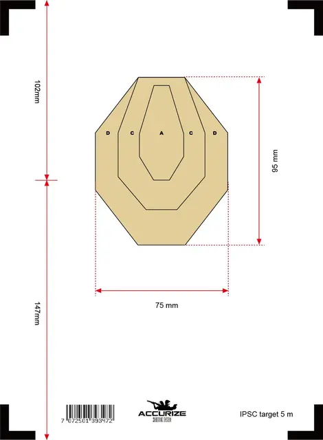Accurize skive IPSC 5m 