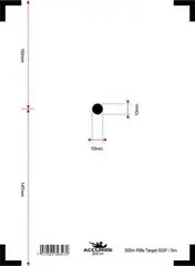 Accurize skive ISSF 300m 5m 