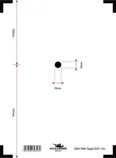Accurize skive ISSF 300m 5m