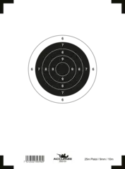 Accurize skive 25m Pistol Presisjon 10m 