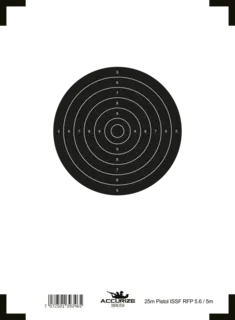 Accurize skive 25m Pistol Duell 5m ISSF (5,6)