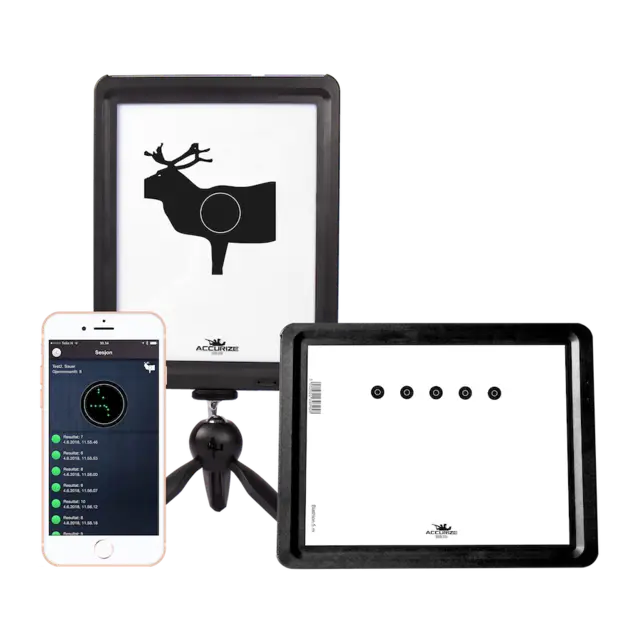 Accurize Shooting System Velg 2 skiver og laserpatron 