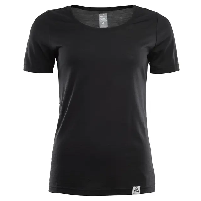 Aclima LightWool T-shirt,  Woman Jet Black 