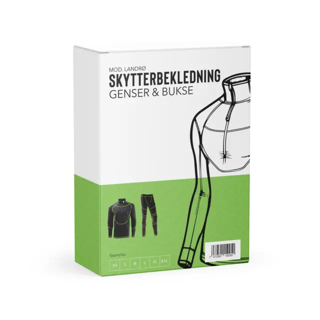 Skytterundertøy mod. Landrø GENSER + BUKSE 